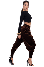 Load image into Gallery viewer, Velvet Harem Style Wrap Tango Pants