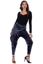 Load image into Gallery viewer, Velvet Harem Style Wrap Tango Pants