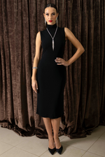 Load image into Gallery viewer, Jersey Tango Dress With Heart Cutout
