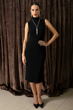 Load image into Gallery viewer, Jersey Tango Dress With Heart Cutout