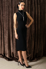 Load image into Gallery viewer, Jersey Tango Dress With Heart Cutout
