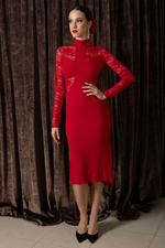 Load image into Gallery viewer, Elodie Fishtail Tango Dress