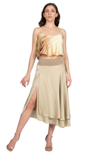 Load image into Gallery viewer, Abstract Animal Print Satin Loose Crop Top