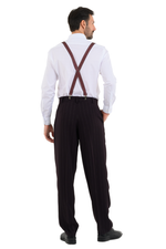 Load image into Gallery viewer, Oriental Print Men's Adjustable Suspenders