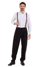 Load image into Gallery viewer, Oriental Print Men's Adjustable Suspenders