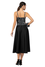 Load image into Gallery viewer, Abstract Vines Print Flowy Dress