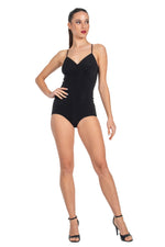 Load image into Gallery viewer, Adjustable Spaghetti Strap Bodysuit With Tie Back