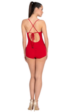 Load image into Gallery viewer, Adjustable Spaghetti Strap Bodysuit With Tie Back
