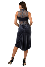 Load image into Gallery viewer, Amelie Velvet Tango Dress