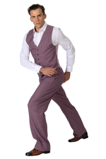Load image into Gallery viewer, Amethyst Striped Men's Tango Outfit
