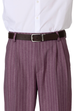 Load image into Gallery viewer, Amethyst Striped Tango Pants With Front Pleat