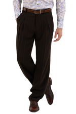 Load image into Gallery viewer, Striped Tango Pants With Front And Back Pleat