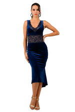 Load image into Gallery viewer, Arabella Velvet Tango Dress