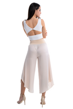 Load image into Gallery viewer, Asymmetric Satin Tango Pants