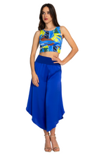 Load image into Gallery viewer, Asymmetric Cropped Satin Tango Pants