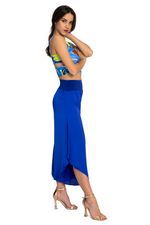 Load image into Gallery viewer, Asymmetric Cropped Satin Tango Pants
