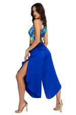 Load image into Gallery viewer, Asymmetric Cropped Satin Tango Pants