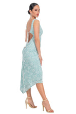 Load image into Gallery viewer, Lace Dress With Keyhole Tie Back