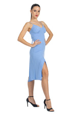 Load image into Gallery viewer, Backless Tango Dress With Spaghetti Straps