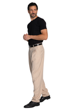 Load image into Gallery viewer, Beige Tango Pants With Four Pleats