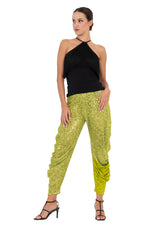 Load image into Gallery viewer, Halter Neck Top With Fringe Layer