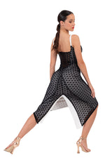 Load image into Gallery viewer, Black Lace Fishtail Tango Dress