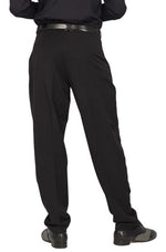 Load image into Gallery viewer, Black Men's Tango Pants With Three Pleats