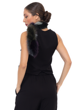 Load image into Gallery viewer, Black Women's Suit Vest