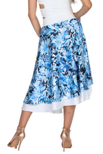 Load image into Gallery viewer, Botanic Breeze Two-layer Satin Dance Skirt