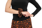 Load image into Gallery viewer, Bronze Orange Floral Scrunchie