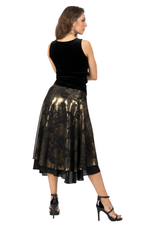 Load image into Gallery viewer, Bronze Two-layer Dance Skirt