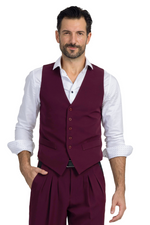 Load image into Gallery viewer, Burgundy Men's Tango Vest