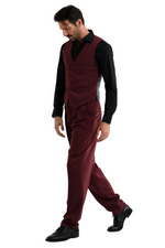 Load image into Gallery viewer, Burgundy Striped Men's Tango Vest