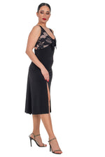Load image into Gallery viewer, Crisscross Tango Dress with Lace Bust & Back Movement