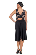 Load image into Gallery viewer, Crisscross Tango Dress with Lace Bust & Back Movement