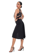 Load image into Gallery viewer, Crisscross Tango Dress with Lace Bust & Back Movement