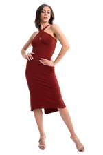 Load image into Gallery viewer, Crisscross Keyhole Bodycon Tango Dress