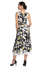 Load image into Gallery viewer, Daisy Print Side Gathered Crop Top