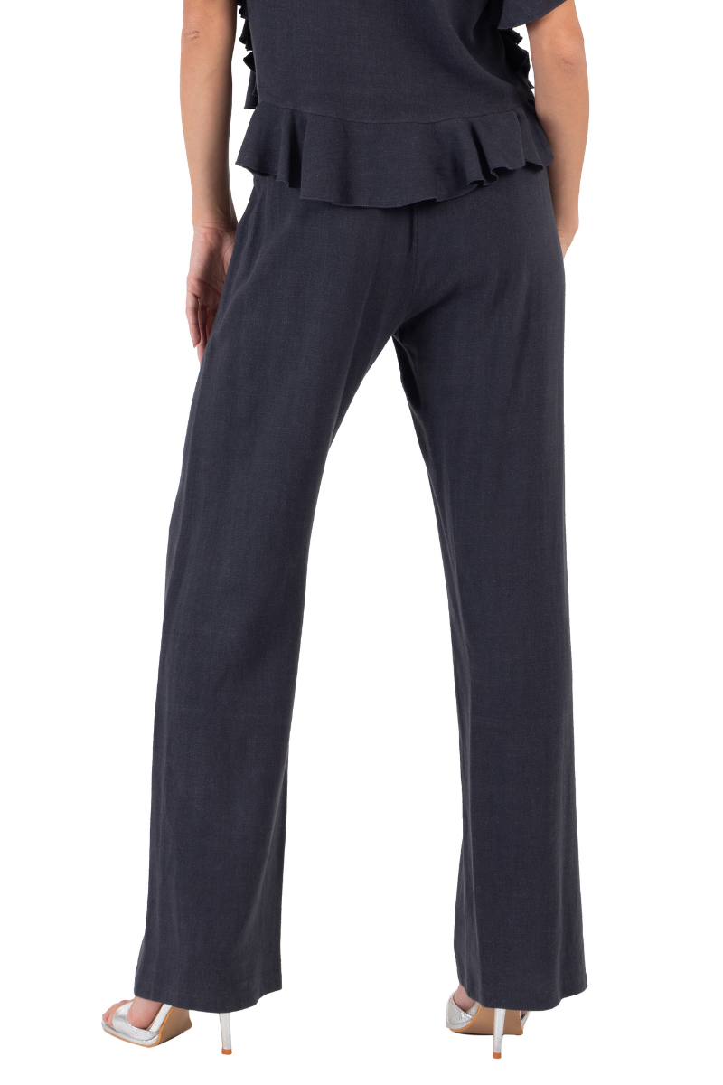 Wide Leg Linen Pant - La Vivente