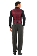 Load image into Gallery viewer, Dark Grey Marble Print Men's Tango Outfit