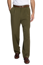 Load image into Gallery viewer, Dark Olive Tango Pants With Front Pleat