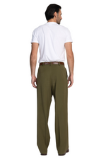 Load image into Gallery viewer, Dark Olive Tango Pants With Front Pleat