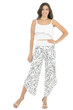 Load image into Gallery viewer, Dotted Leaf Print Wrap Tango Pants