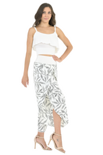 Load image into Gallery viewer, Dotted Leaf Print Wrap Tango Pants