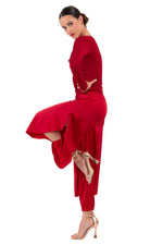 Load image into Gallery viewer, Draped Neckline Long Sleeve Top