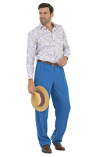 Load image into Gallery viewer, Ecru Leaf Print Men's Cotton Shirt