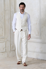 Load image into Gallery viewer, Ecru Men's Tango Wedding Suit