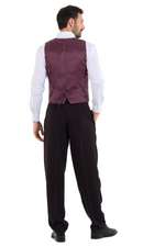 Load image into Gallery viewer, Eggplant Striped Men's Tango Outfit