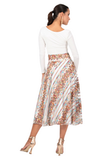 Load image into Gallery viewer, Ethnic Embroidered A-Line Midi Skirt