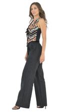 Load image into Gallery viewer, Ethnic Embroidered Vest With Bow Tie Details